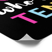 Nur ein Mädchen, das Tennis Liebe Poster (Ecke)