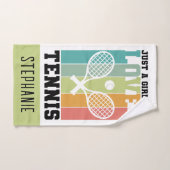 Nur ein Mädchen, das Tennis Lieben | Tennis Player Handtuch (Handtuch)