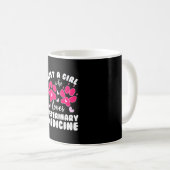 Nur ein Mädchen, das Tierarzneimittel Kaffeetasse (VorderseiteRechts)