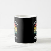 Nur ein Mädchen, das Tiere Liebe Kaffeetasse (Mittel)