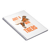 Nur ein Mädchen, das Tigers Tiger Safari Lieben. p Notizblock (Rechte Seite)