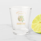 Nur ein Mädchen, das Tiki Bars Lieben Schnapsglas (Rückseite)