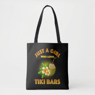 Nur ein Mädchen, das Tiki Bars Lieben Tasche