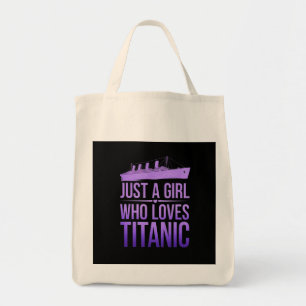 Nur ein Mädchen, das Titanic Liebe: Ideal für Tita Tragetasche