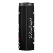 Nur ein Mädchen, das Traktoren Liebe Thermosbecher (Rückseite)