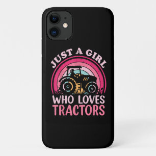 Nur ein Mädchen, das Traktoren liebt Case-Mate iPhone Hülle