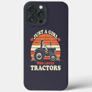 Nur ein Mädchen, das Traktoren liebt Traktor Liebh Case-Mate iPhone Hülle