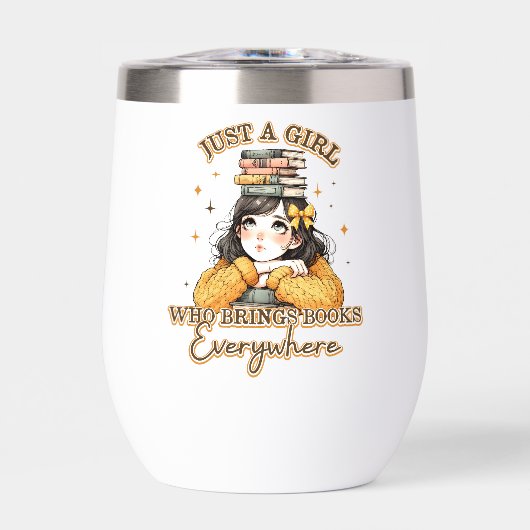 Nur ein Mädchen, das überall Bücher bringt (Vorderseite)