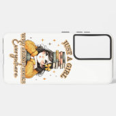 Nur ein Mädchen, das überall Bücher bringt Samsung Galaxy Hülle (Linke Seite)