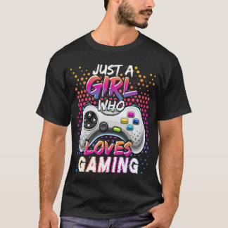 Nur ein Mädchen, das Videospiel-Geburtstag liebt G T-Shirt