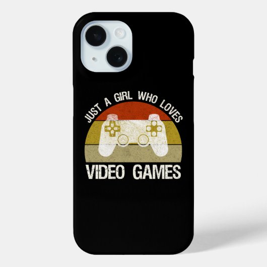 Nur ein Mädchen, das Videospiele liebt Case-Mate iPhone Hülle (Rückseite)