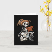 Nur ein Mädchen, das Violinen und Karate-Geschenke Karte (Gelbe Blume)