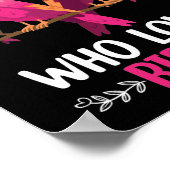 Nur ein Mädchen, das Vögel Liebe Poster (Ecke)