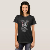 Nur ein Mädchen, das Vögel Liebe T-Shirt (Vorne ganz)