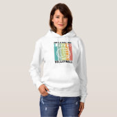 Nur ein Mädchen, das Volleyball Liebe Hoodie (Vorne ganz)