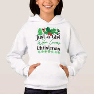 Nur ein Mädchen, das Weihnachten-42318 Liebe Hoodie