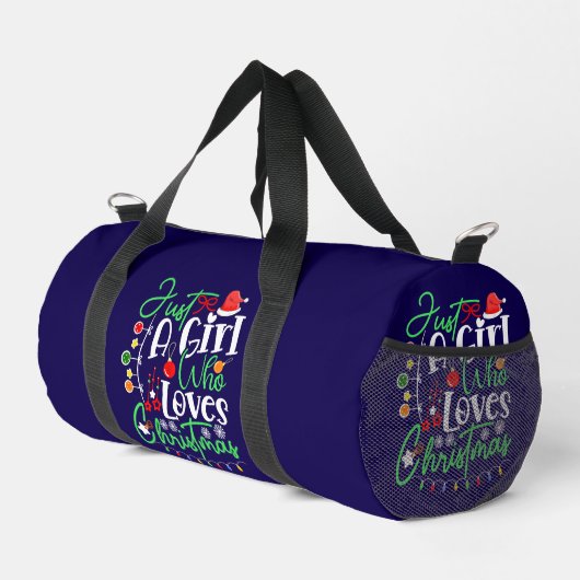 Nur ein Mädchen, das Weihnachten-64714 Lieben Duffle Bag (Rechte Ecke)