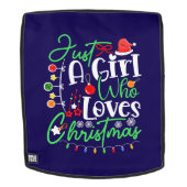 Nur ein Mädchen, das Weihnachten-64714 Lieben Rucksack (Abnehmbare Front)