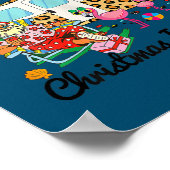 Nur ein Mädchen, das Weihnachten im Juli Camping L Poster (Ecke)