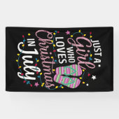 Nur ein Mädchen, das Weihnachten im Juli Lieben So Banner (Horizontal)