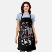 Nur ein Mädchen, das Weihnachten im Juli Lieben So Schürze (Getragen)