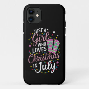 Nur ein Mädchen, das Weihnachten im Juli-Sommer li Case-Mate iPhone Hülle