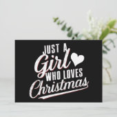 Nur ein Mädchen, das Weihnachten Liebe (Stehend Vorderseite)