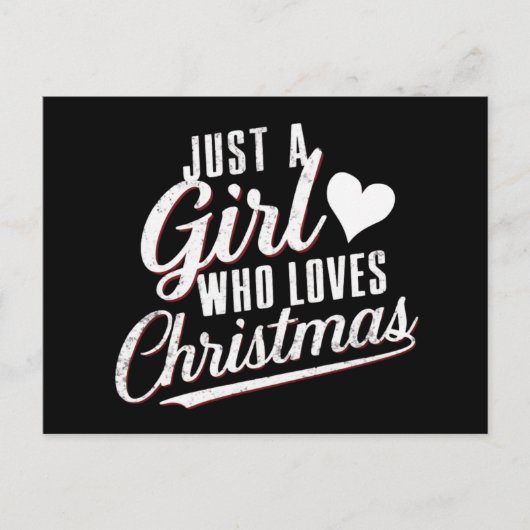 Nur ein Mädchen, das Weihnachten Liebe (Vorderseite)