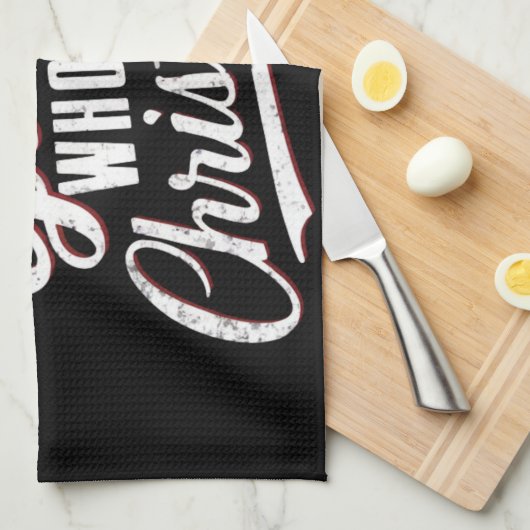 Nur ein Mädchen, das Weihnachten Liebe Geschirrtuch (Viertel Falte)