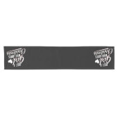 Nur ein Mädchen, das Weihnachten Liebe Kurzer Tischläufer (Horizontal)