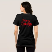 Nur ein Mädchen, das Weihnachten Liebe Tri-Blend Shirt (Rückseite voll)