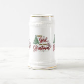 Nur ein Mädchen, das Weihnachten Lieben Bierglas (Mittel)