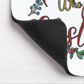 Nur ein Mädchen, das Weihnachten Lieben Mousepad (Ecke)