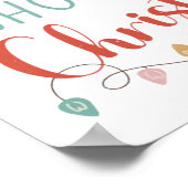 Nur ein Mädchen, das Weihnachten Lieben Poster (Ecke)