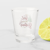 Nur ein Mädchen, das Weihnachten Lieben Schnapsglas (Rückseite)