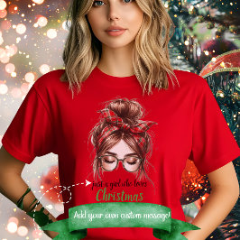 Nur ein Mädchen, das Weihnachten Lieben T-Shirt