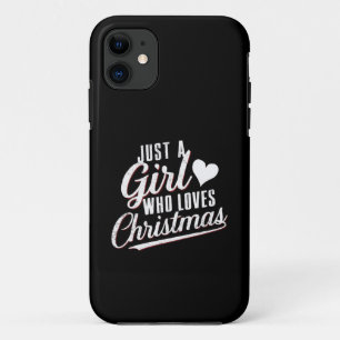 Nur ein Mädchen, das Weihnachten liebt  Case-Mate iPhone Hülle