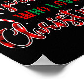 Nur ein Mädchen, das Weihnachten Weihnachten Weihn Poster (Ecke)