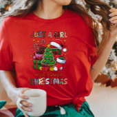 Nur ein Mädchen, das Weihnachts-T-Shirt Lieben T-Shirt