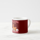 Nur ein Mädchen, das wild lebende Tiere Liebe Espressotasse (Vorderseite Rechts)