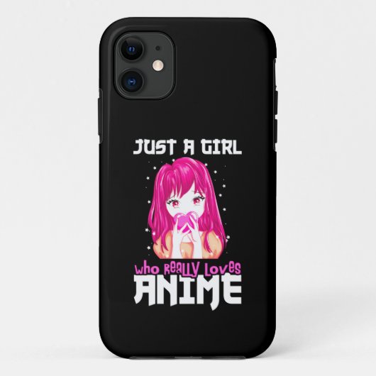 Nur ein Mädchen, das wirklich Anime Liebe Case-Mate iPhone Hülle (Rückseite)