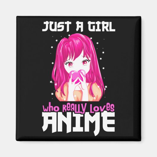 Nur ein Mädchen, das wirklich Anime Liebe Magnet (Vorne)