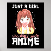 Nur ein Mädchen, das wirklich Anime Liebe Poster (Vorne)