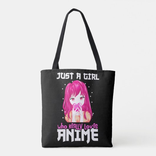 Nur ein Mädchen, das wirklich Anime Liebe Tasche (Rückseite)