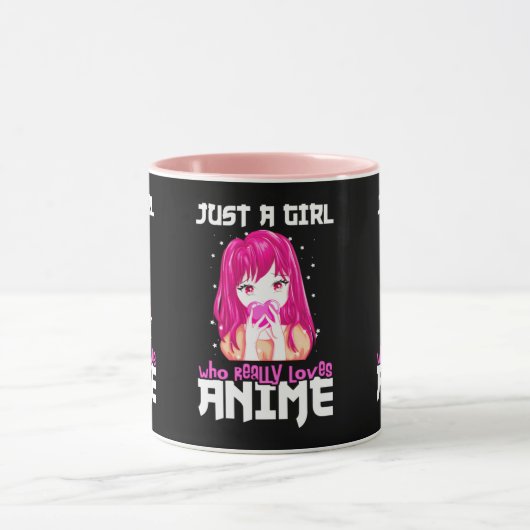 Nur ein Mädchen, das wirklich Anime Liebe Tasse (Zentrum)