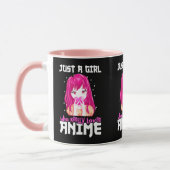 Nur ein Mädchen, das wirklich Anime Liebe Tasse (Links)