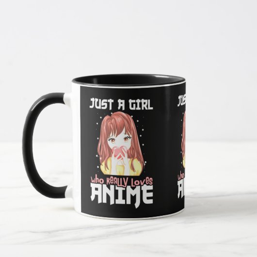 Nur ein Mädchen, das wirklich Anime Liebe Tasse (Links)