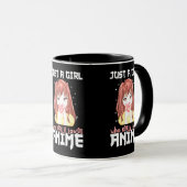 Nur ein Mädchen, das wirklich Anime Liebe Tasse (VorderseiteRechts)