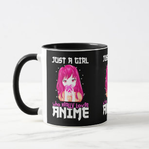 Nur ein Mädchen, das wirklich Anime Liebe Tasse