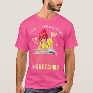 Nur ein Mädchen, das wirklich Lieben anregt und ei T-Shirt